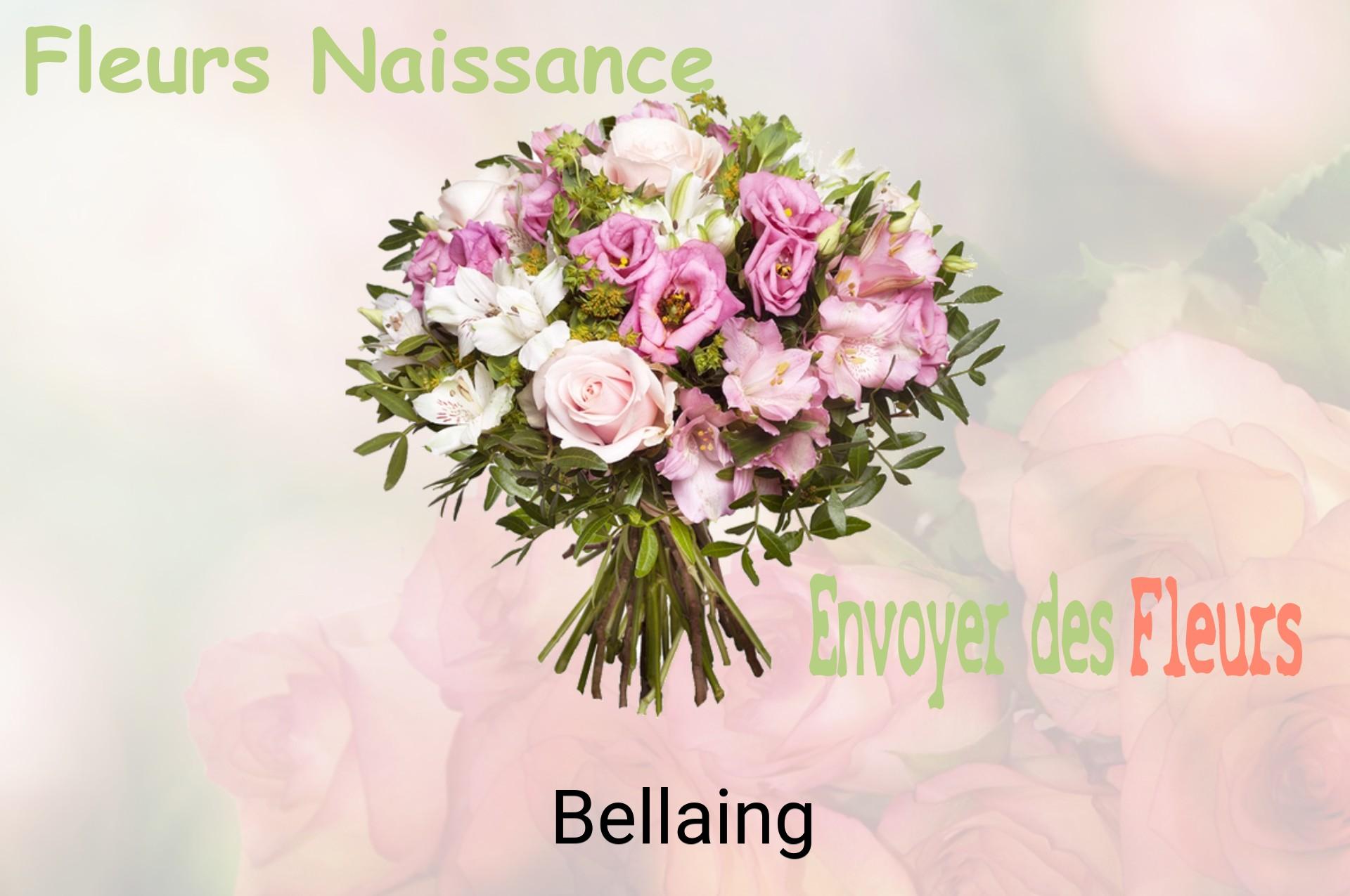 Bouquet de fleurs de naissance livré à Bellaing